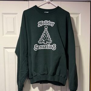 Holiday Sensations Green Sweatshirt
